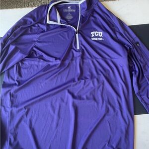 Colosseum Purple TCU Quarter-Zip Pullover